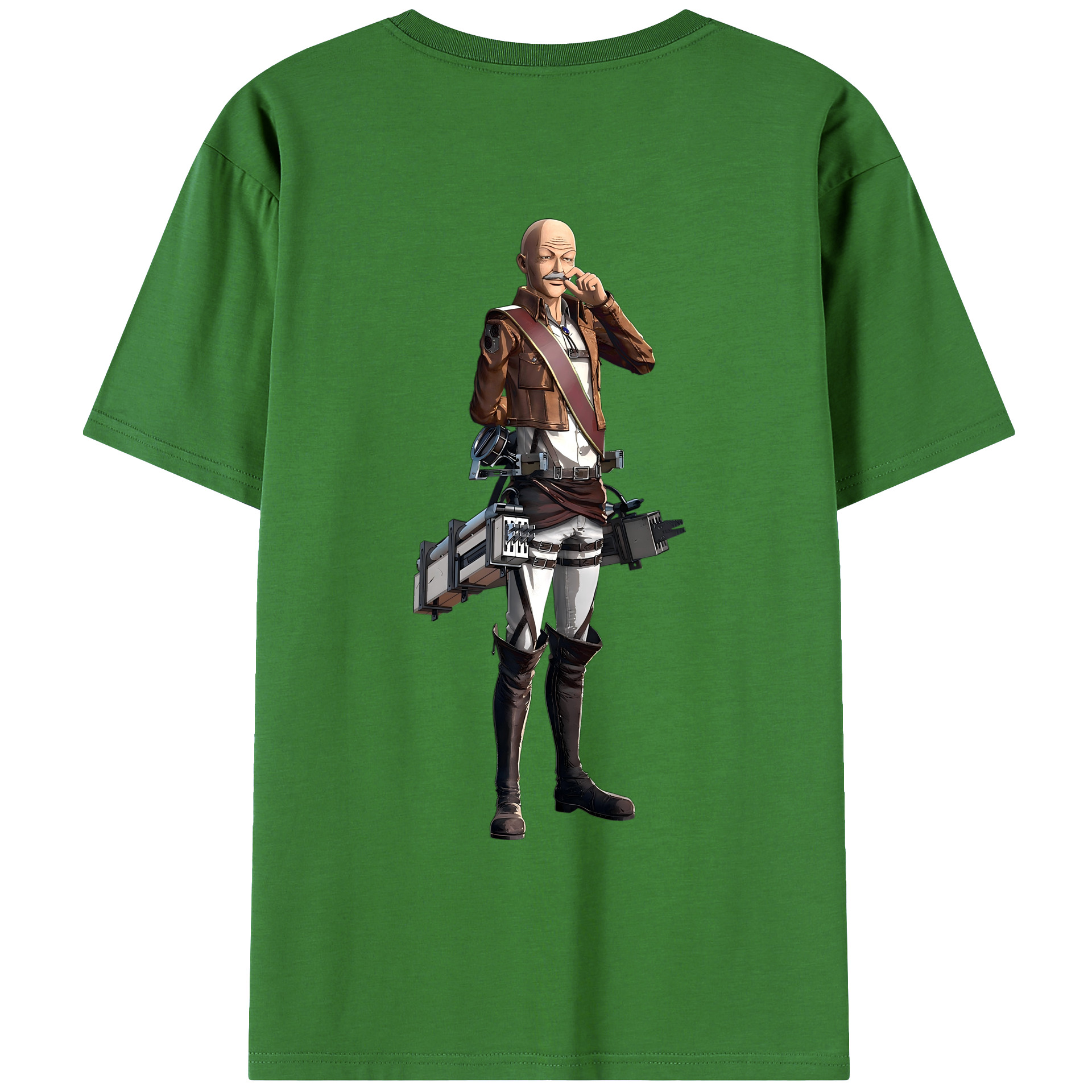 （画像用） 進撃の巨人 ドット·ピクシス Attack on Titan Dot Pixis レディース半袖Tシャツ(バックプリント)